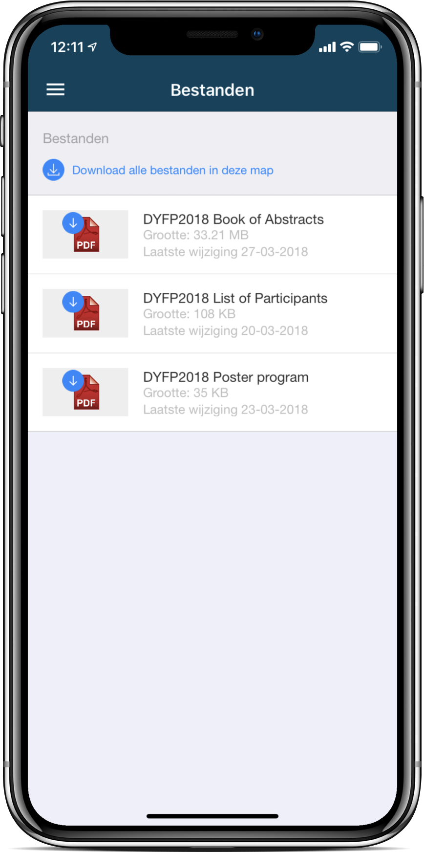 TU Eindhoven - Stichting Materials Technology - DYFP Conference iO & Android app, Website & CMS