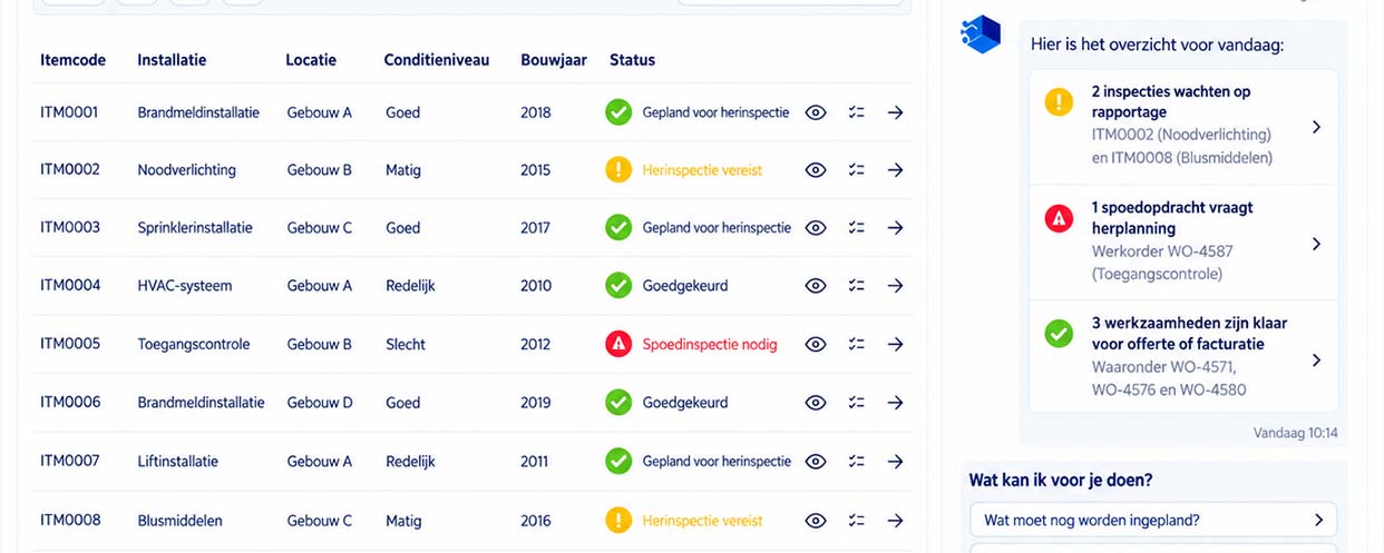 Van inspectie direct naar rapportage en offerte