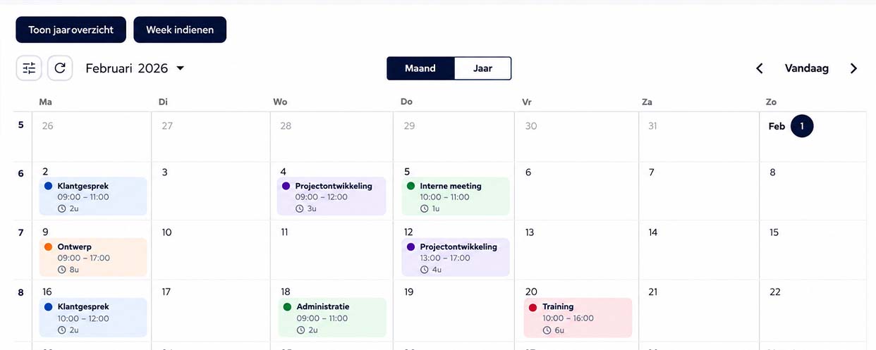 Te plannen werk in beeld