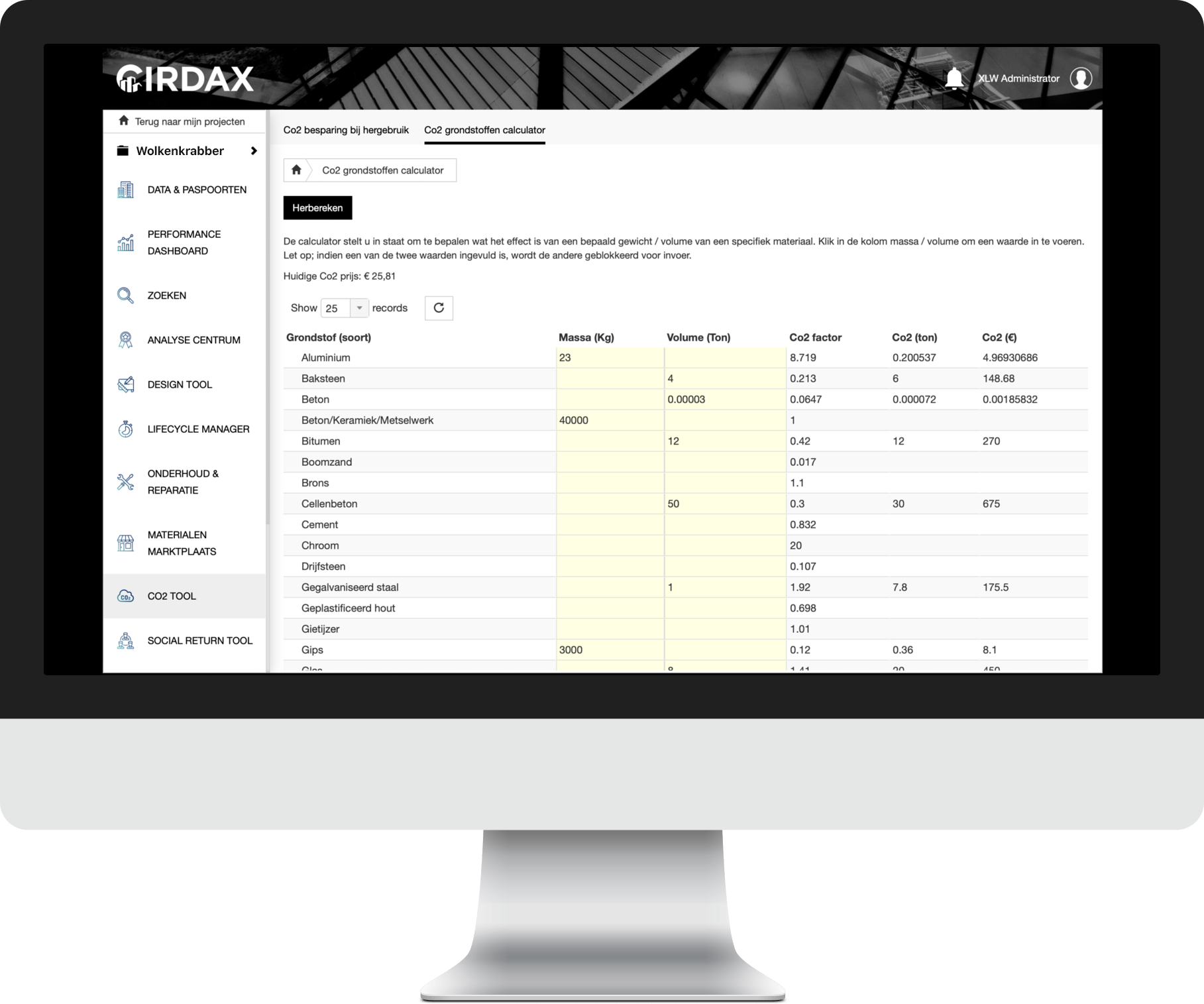 Cirdax materialen management software